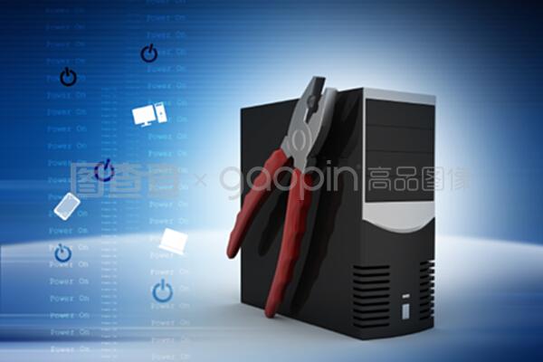 電腦維修服務概念